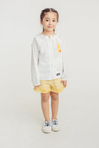 White Big Bird Kids Jacket with Carry on Pouch - Mossimo PH
