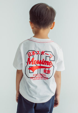 White Boys Basic Graphic Tshirt with Mossimo Original - Mossimo PH