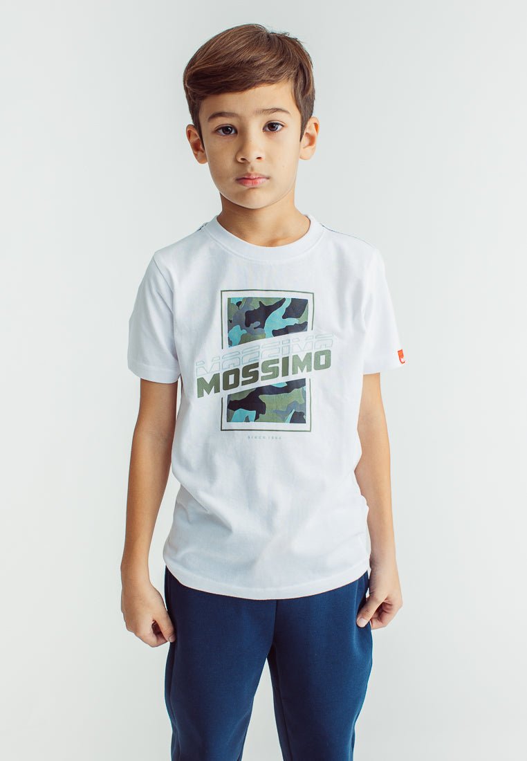 White Camouflague Boys Basic Graphics T-shirt - Mossimo PH