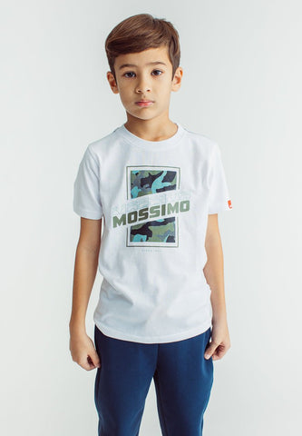 White Camouflague Boys Basic Graphics T-shirt - Mossimo PH