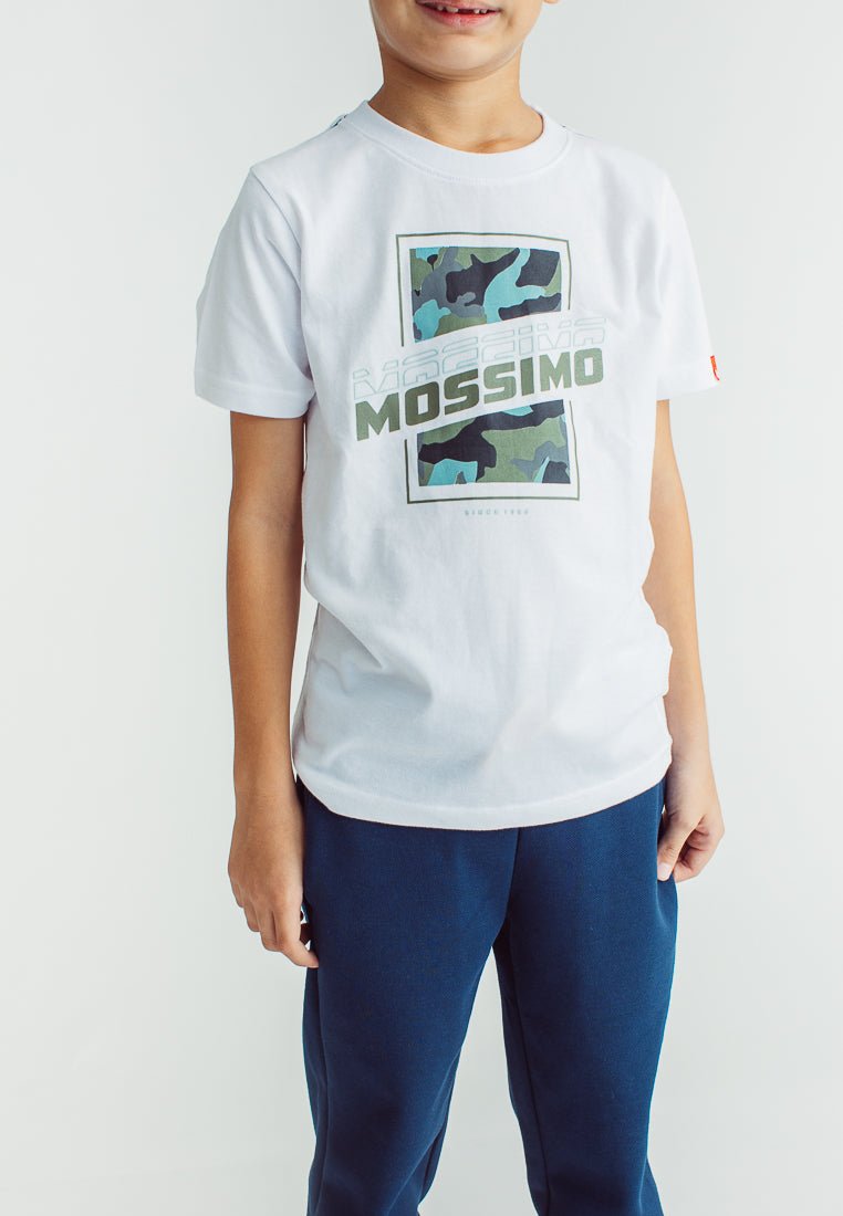 White Camouflague Boys Basic Graphics T-shirt - Mossimo PH