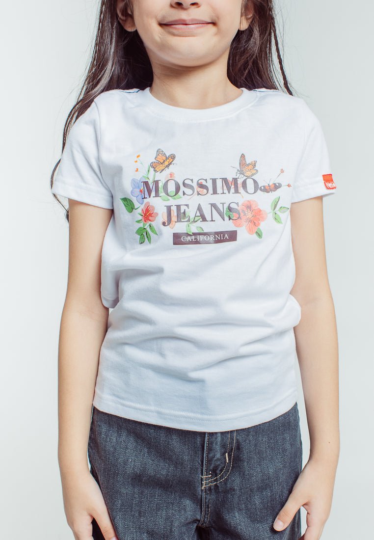 White Girls Basic Graphics Tshirt with Cali Butterfly - Mossimo PH