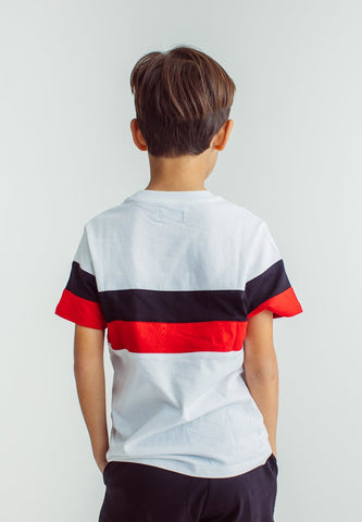 White Red Boys Color Block Shirt and Short Set Kids - Mossimo PH