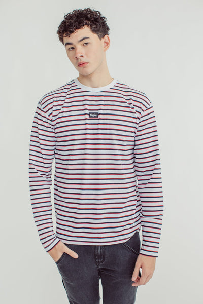 White Red Longsleeve Fashion with Embroidery - Mossimo PH