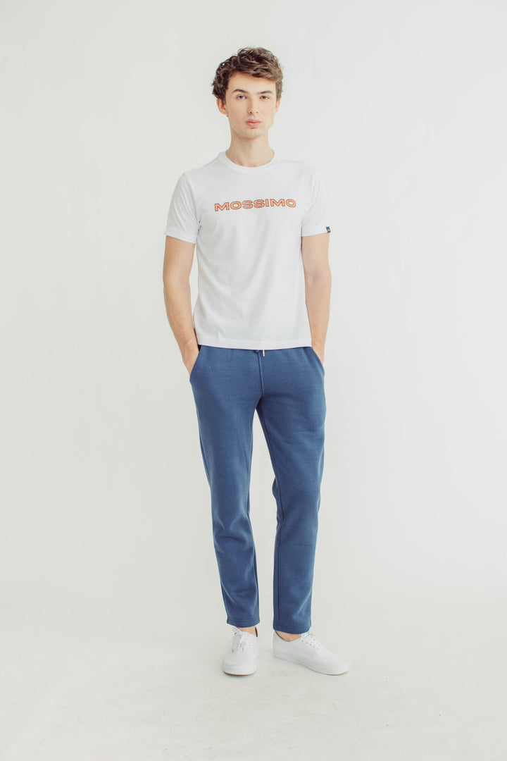White with Heat Transfer Applique Muscle Fit Tee - Mossimo PH