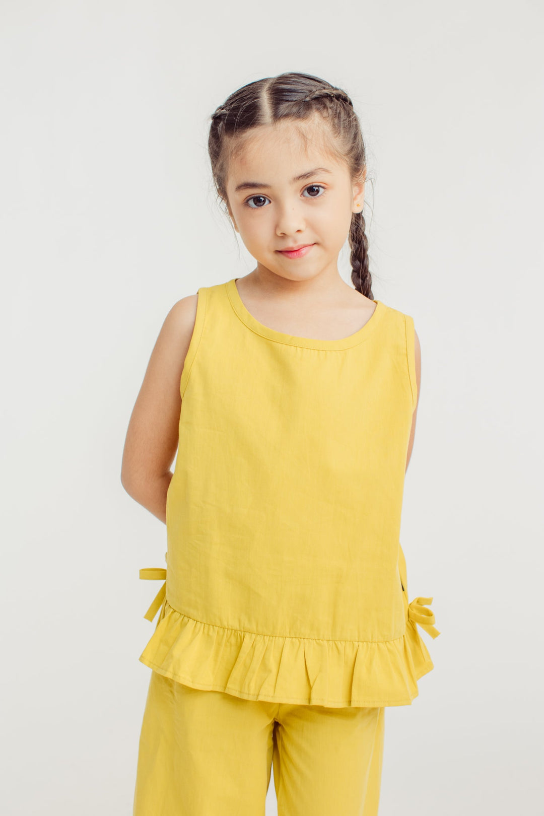 Yellow Girls Wide Leg Pants and sleeveless Top Kids - Mossimo PH