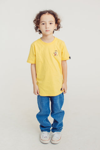 Yellow with Big Bird Embroidery Kids Tees - Mossimo PH