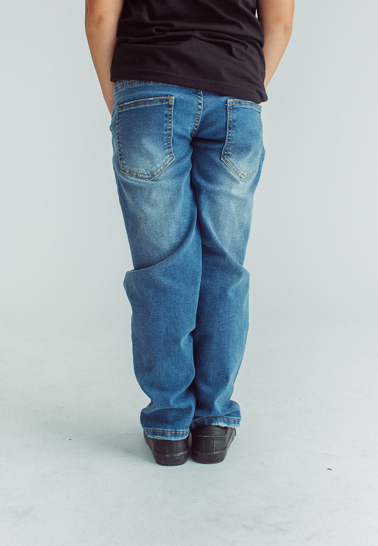 Yuan Medium Blue Straight Fit Jeans - Mossimo PH