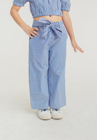 Zia Blue Crop Top and Set Pants Girls Kids - Mossimo PH